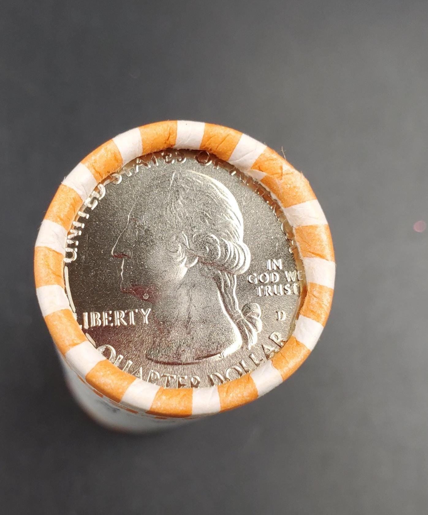 1 Unopened Bank Uncirculated Roll 2014 D Shenandoah  (Virginia)" America the Beautiful " Quarters OBW