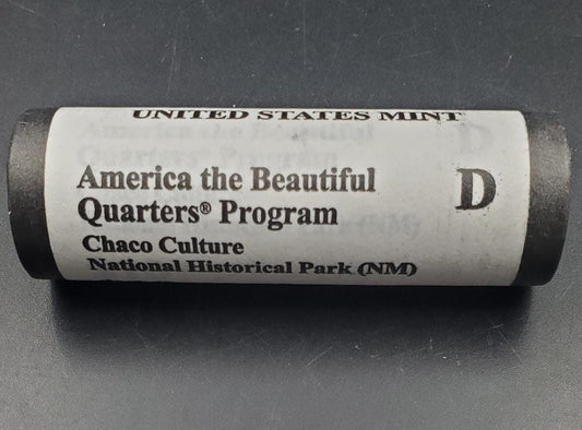 1 US Mint Roll 2011 D Chaco Nat. Park (NM)" America the Beautiful " Quarters OBW