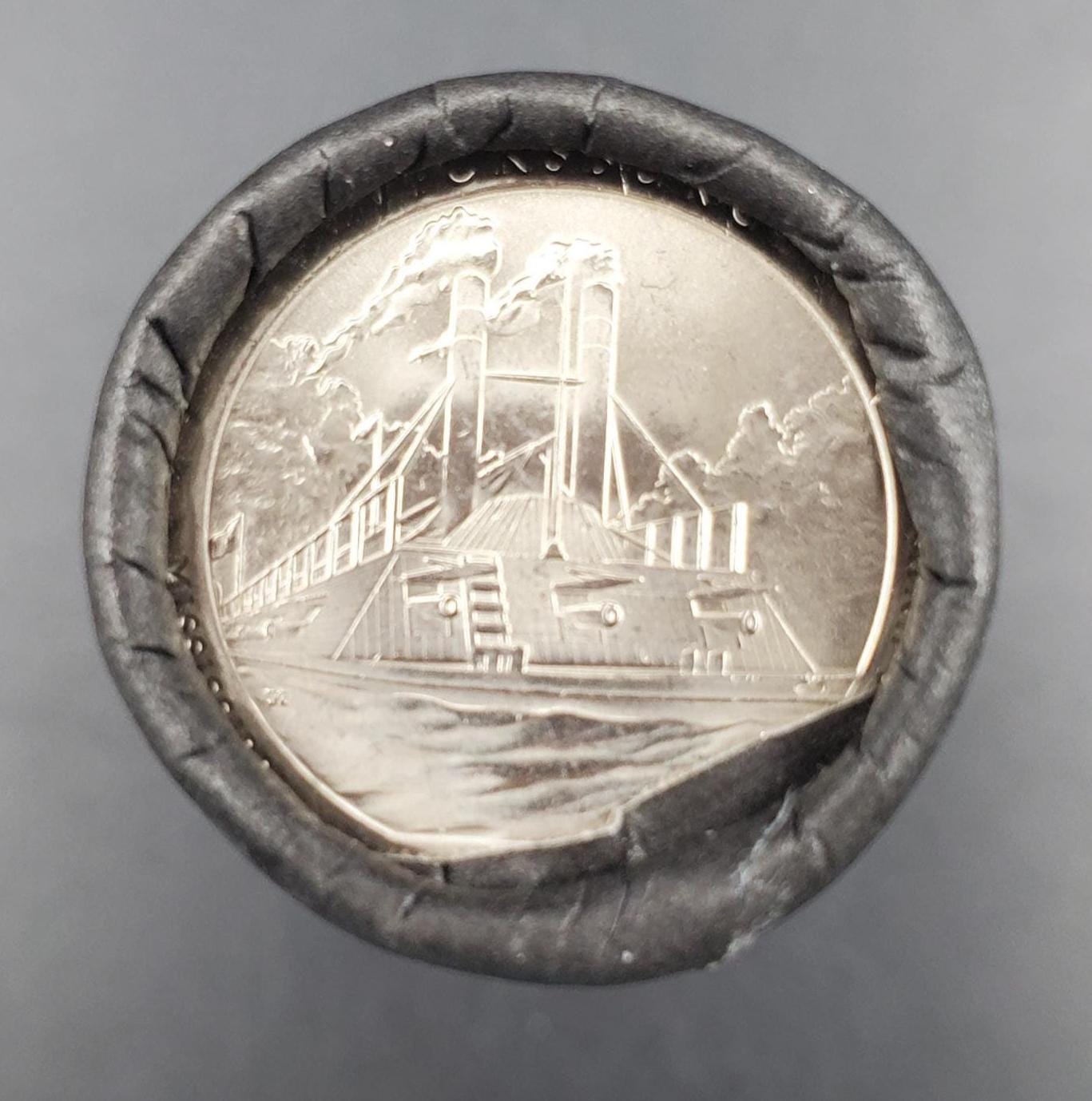 1 Unopened US Mint Roll 2011 D Vicksburg Nat. Military Park (MS) " America the Beautiful " Quarters OBW
