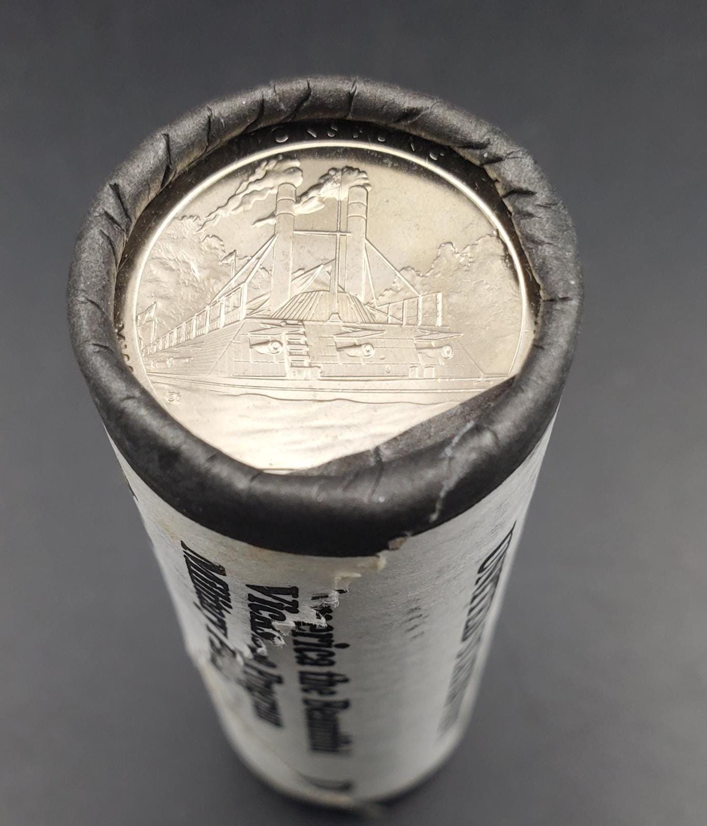 1 Unopened US Mint Roll 2011 D Vicksburg Nat. Military Park (MS) " America the Beautiful " Quarters OBW