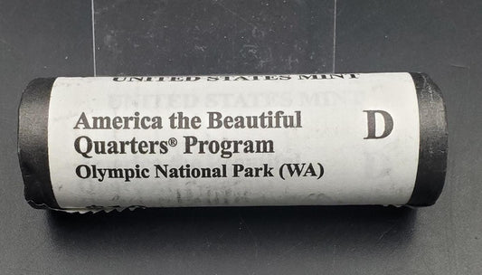 1 US Mint Roll 2011 D Olympic Nat. Park (Washington)" America the Beautiful " Quarters OBW