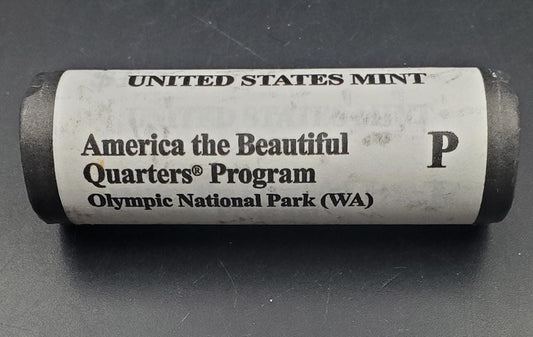 1 US Mint Roll 2011 P Olympic Nat. Park (Washington)" America the Beautiful " Quarters OBW
