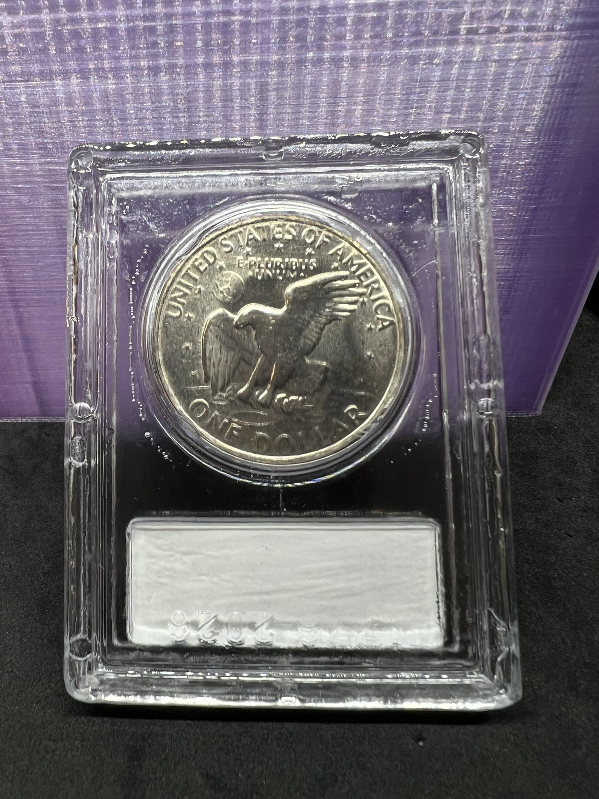 1971 D $1 Ike Eisenhower Dollar Coin CLCC Robinson's Cointown Sample Slab #30