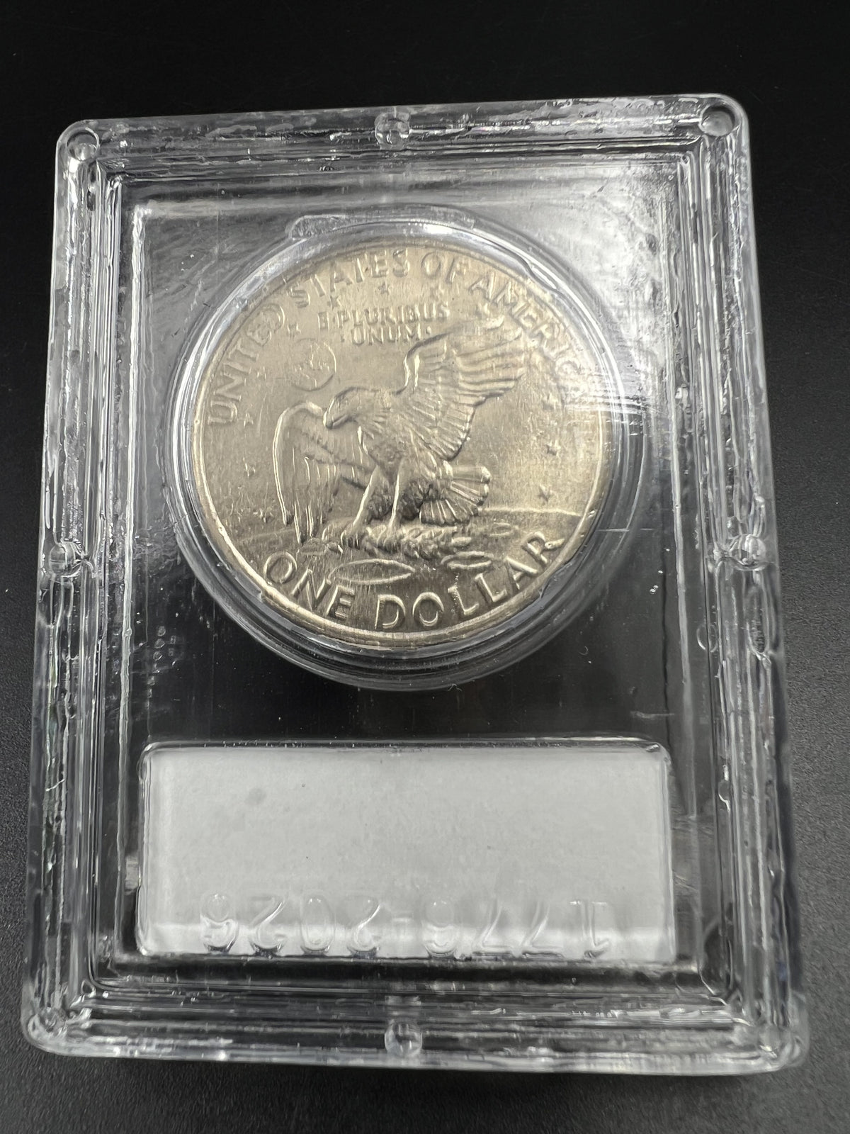 1971 D $1 Ike Eisenhower Dollar Coin CLCC Robinson's Cointown Sample Slab #31