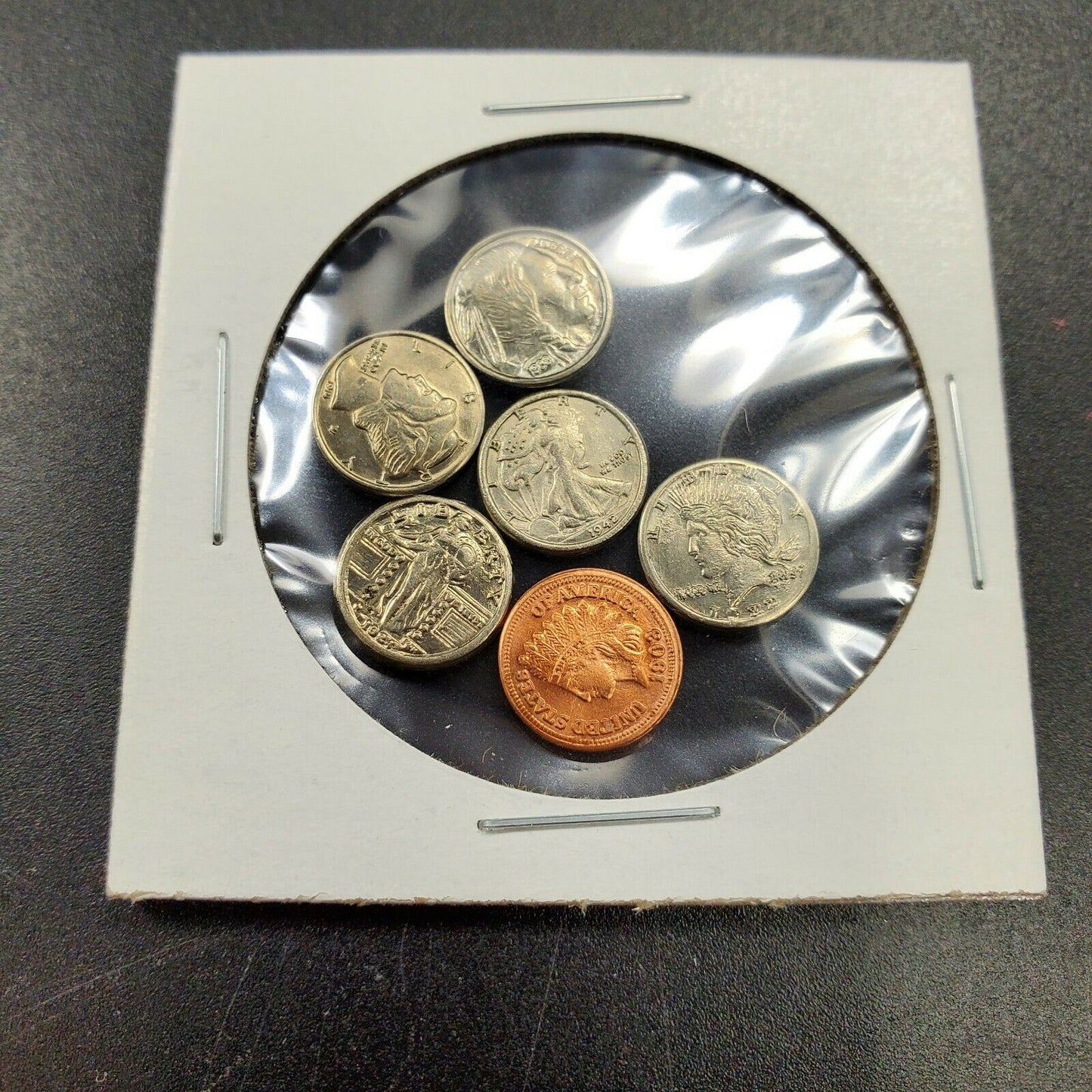MINIATURE U.S. MINT SET GEM UNC NOVELTY 6 COINS VARYING YEARS CLASSIC INFLATION