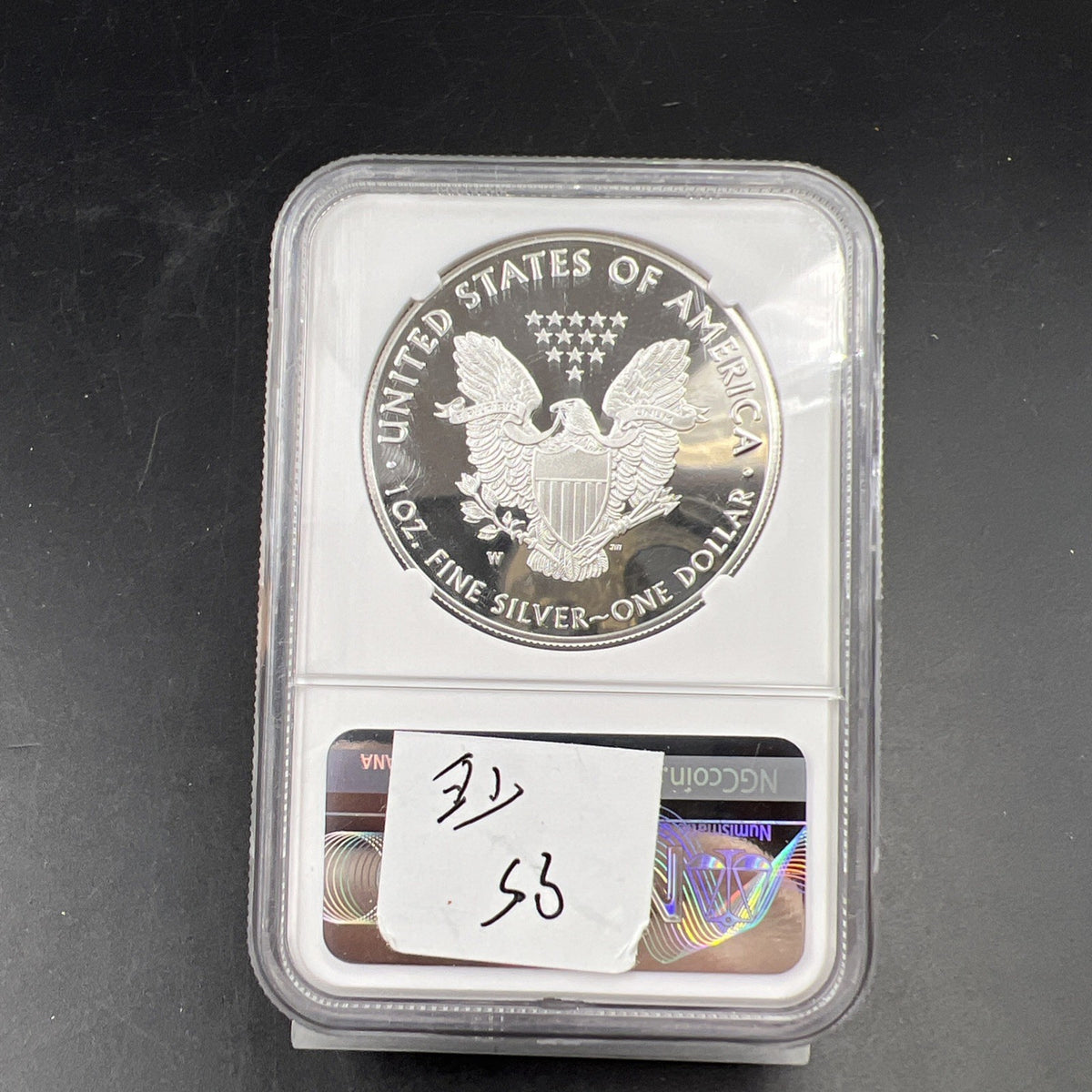 NGC error "2017" 2018 W 1 Oz Proof ASE American Silver Eagle Coin PF69 UCAM
