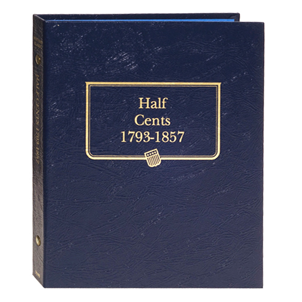 Whitman Half Cents Album (1793-1857)