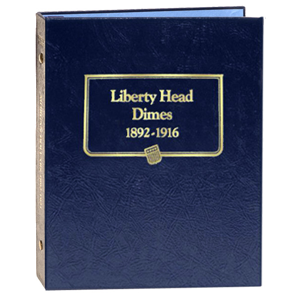 Whitman Liberty Head Dimes Album (1892-1916)
