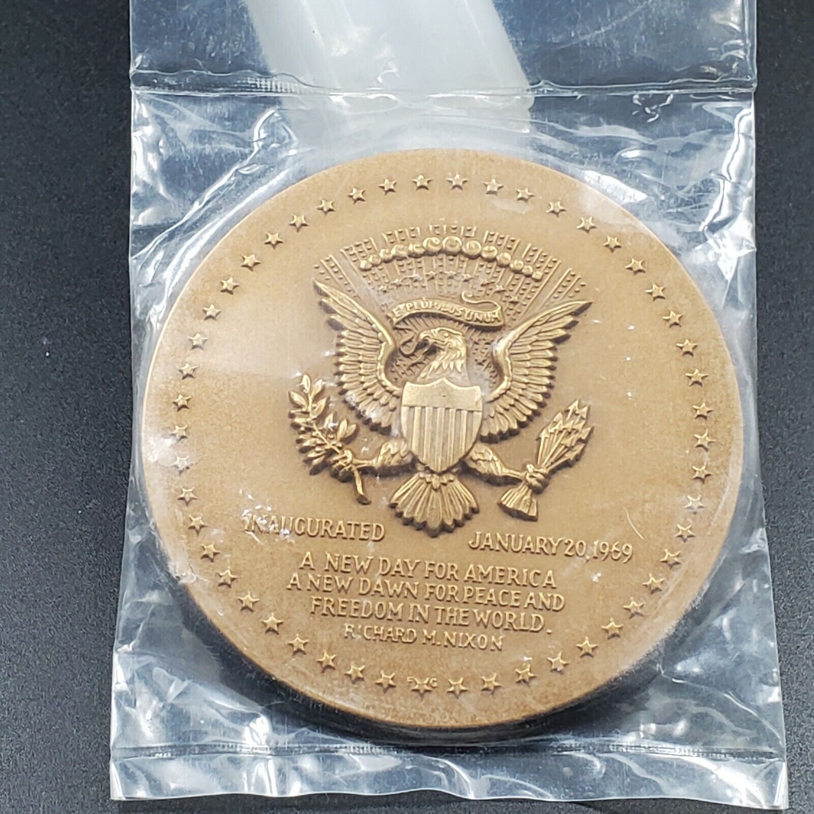 1969 RICHARD NIXON INAUGURATION Bronze INAUGURAL Bronze Medal