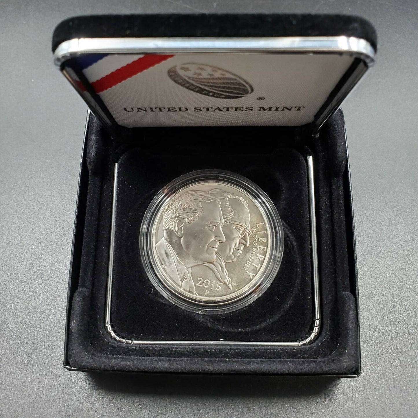 2015 March of Dimes Business STK Silver $1 Dollar Commemorative Coin OGP Box COA