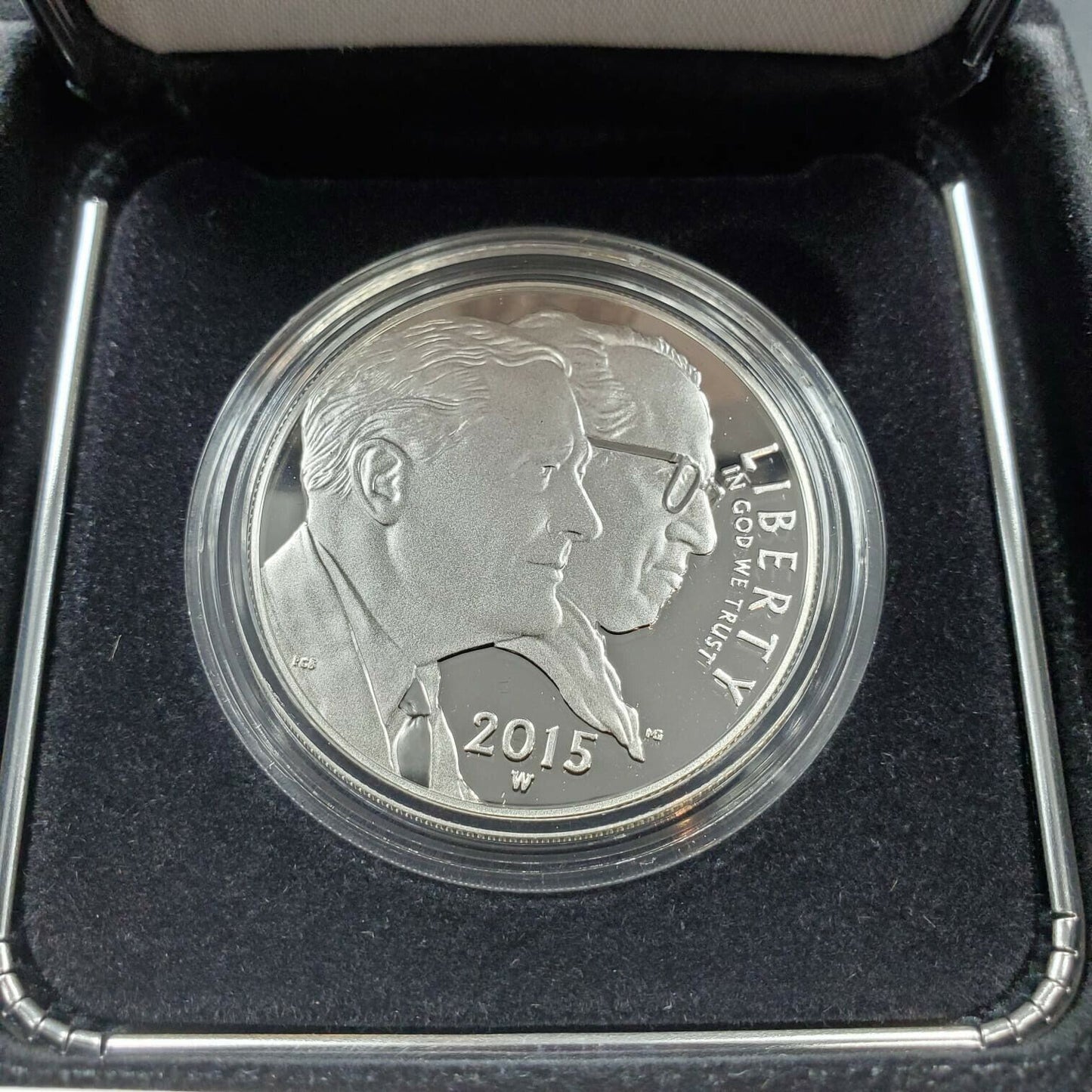 2015 March of Dimes Proof Silver $1 Dollar Commemorative Coin OGP Box COA
