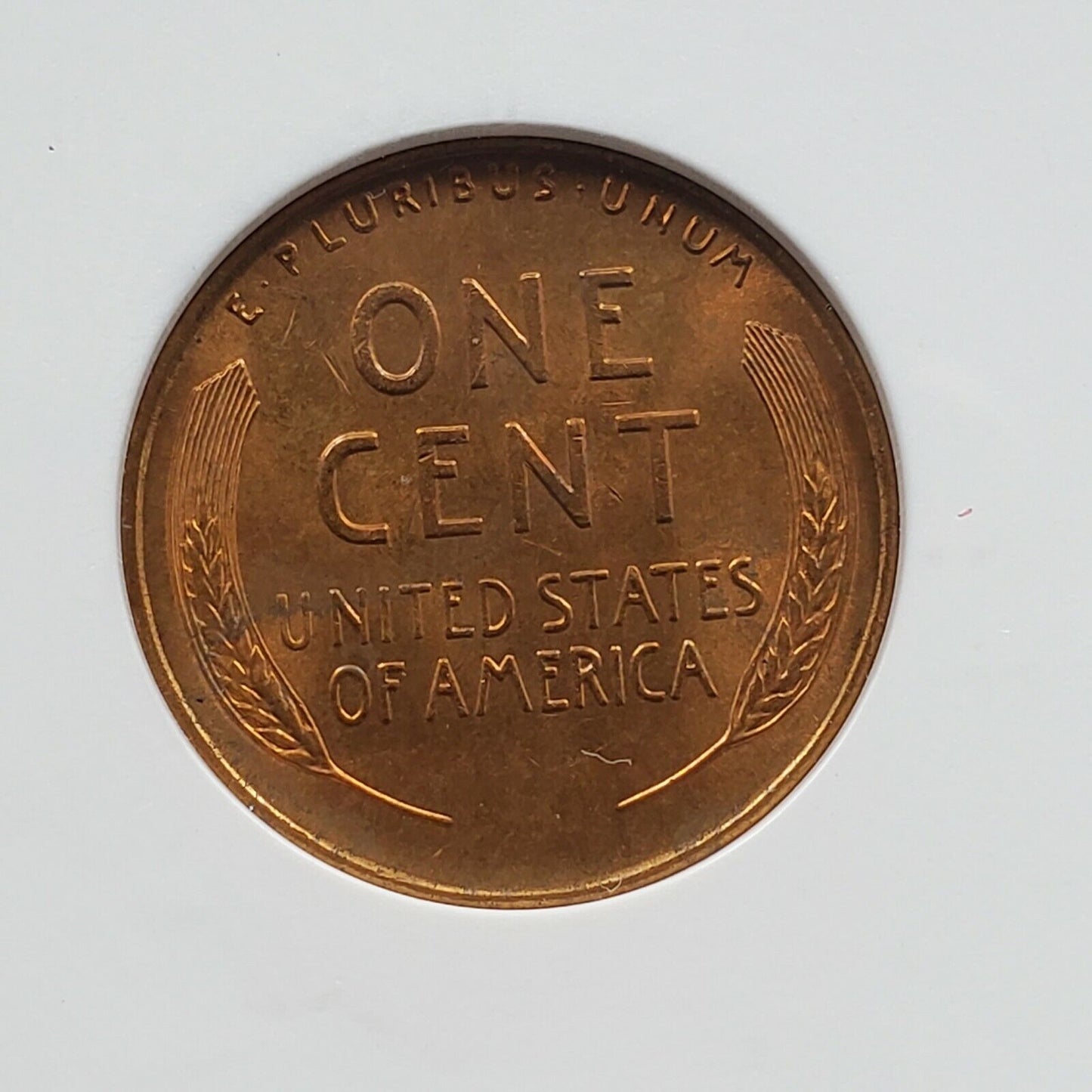 1947 S Lincoln Wheat Cent Penny RPM MS64 Red ANACS Breen-2186 Sans Serif S