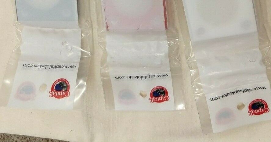 WHITE CAPITAL PLASTICS 5 COIN PROOF SET NEW SECURE PLASTIC HOLDER MADE IN USA