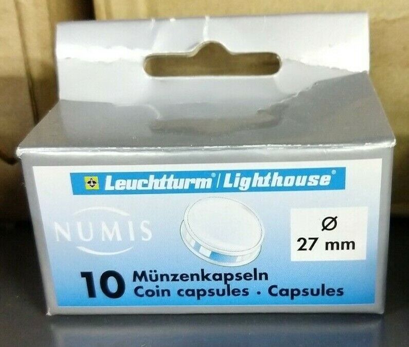 LIGHTHOUSE LEUCHTTRUM DIRECT CAPSULE BOX 10 CAPSULES 27MM 1/4 AMERICAN EAGLE