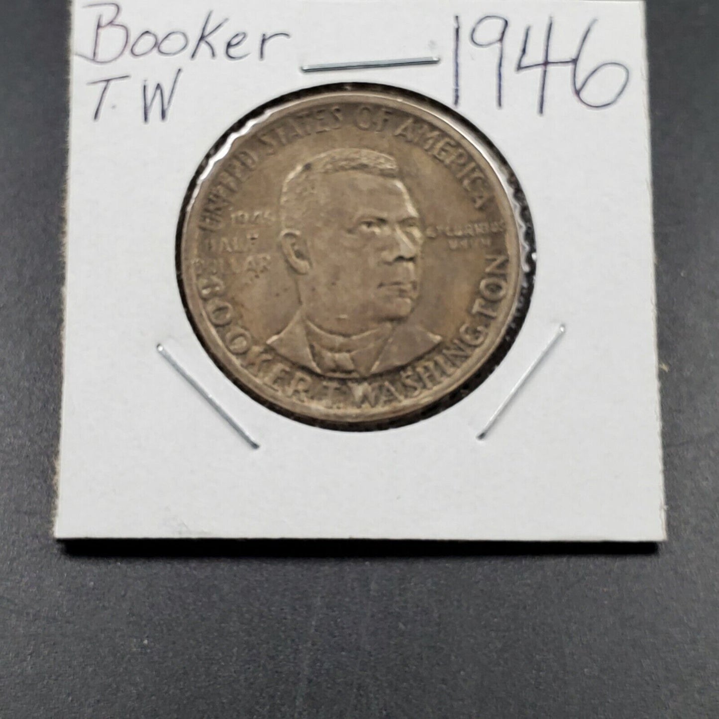 1946 P Booker T Washington Half Dollar Classic Commemorative Silver EF XF EXTRA
