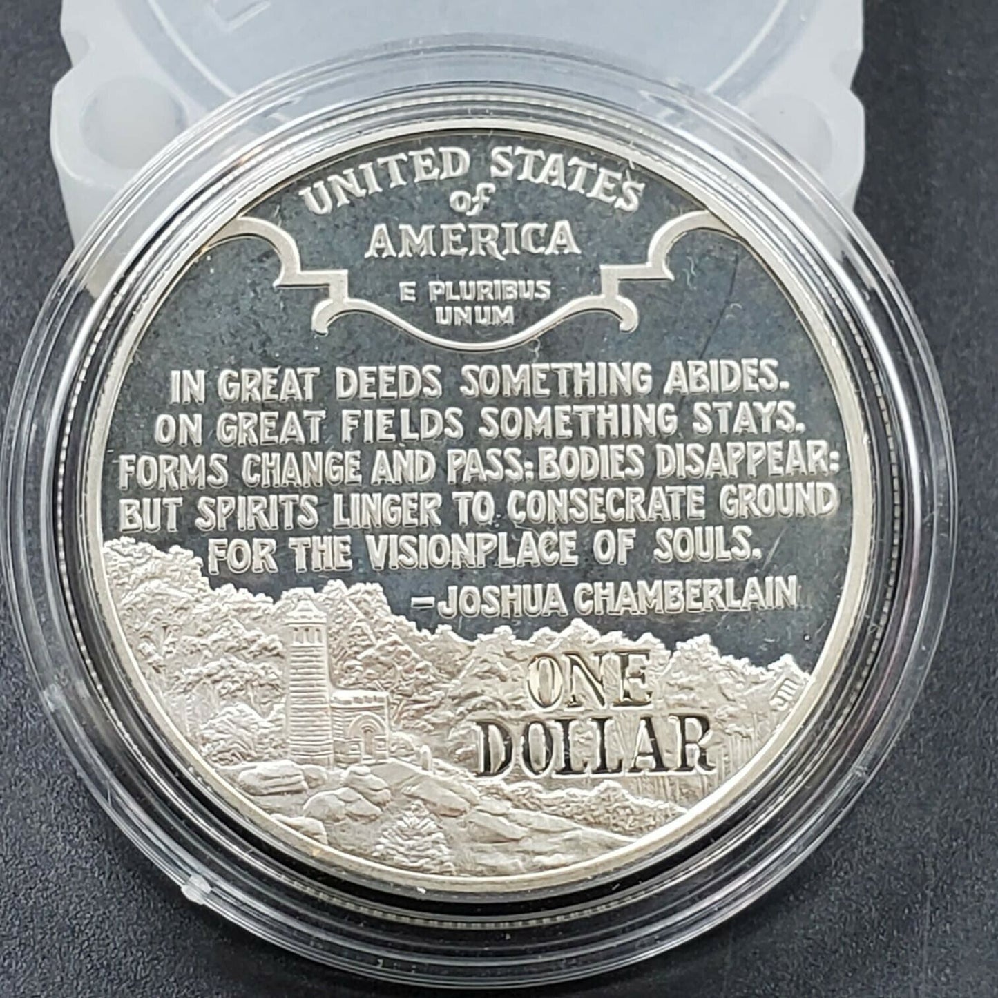 1994 S $1 CIVIL WAR BATTLE US UNITED STATES Commemorative Proof Silver Dollar