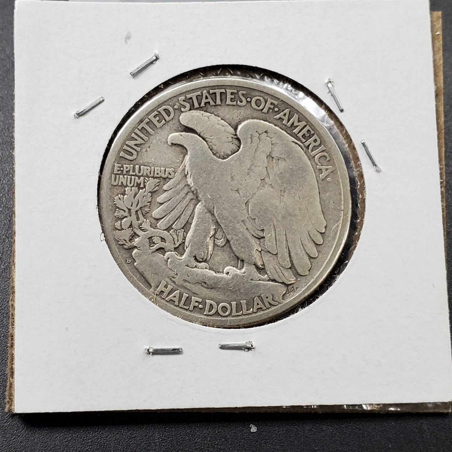 1917 D REV Walking Liberty Silver Eagle Half Dollar Coin Choice Fine / VF