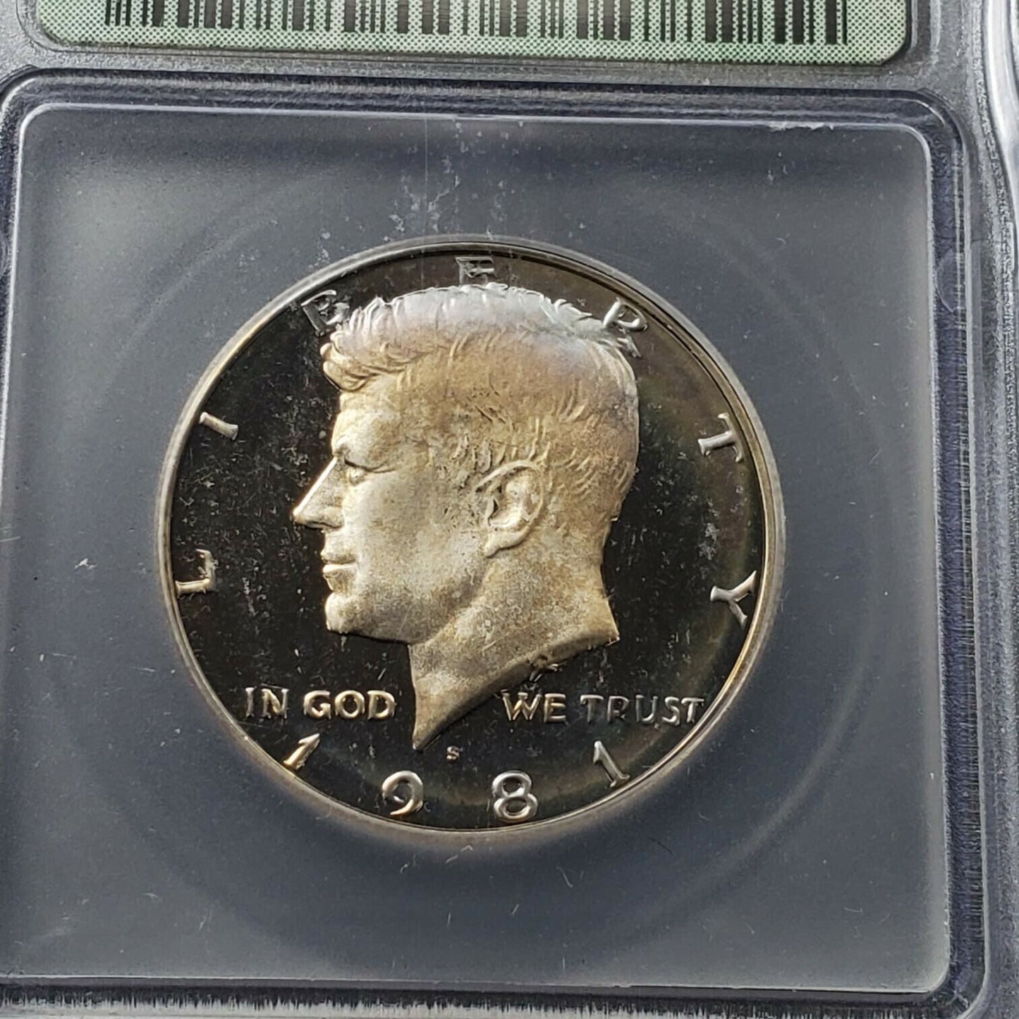 1981 S Type 1 Proof Kennedy Half Dollar Coin RETRO ICG PR70 DCAM Deep Cameo Gem