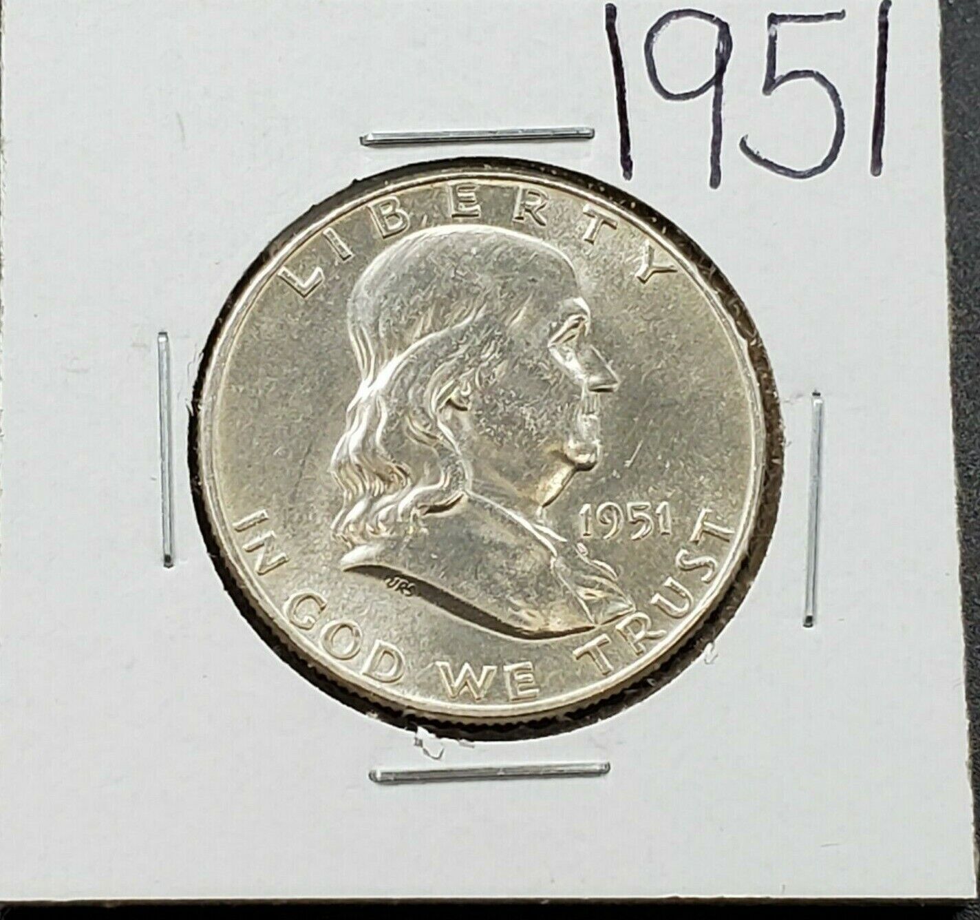 1951 P Franklin Silver 90% Half Dollar Coin Choice BU Uncirculated New Condition