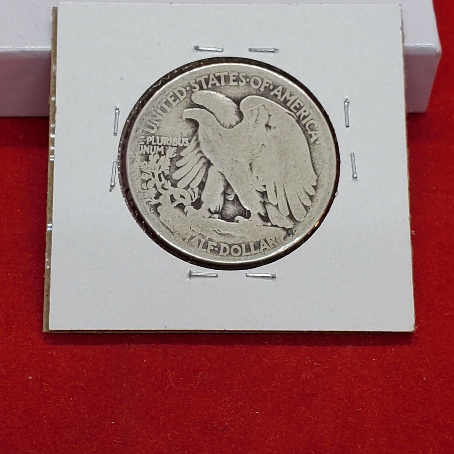 1917 S Walking Liberty Silver Eagle Half Dollar Coin Choice AG Circ Reverse MM