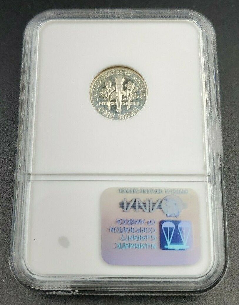 1964 P Roosevelt Silver Dime Coin NGC PF68 UCAM DCAM Deep Cameo Gem Proof