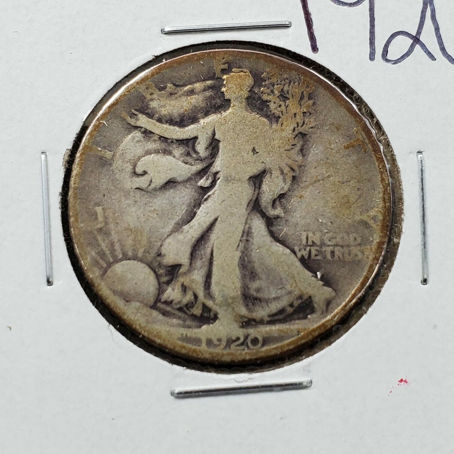 1920 P Walking Liberty Silver Half Dollar Coin Choice Good Circulated