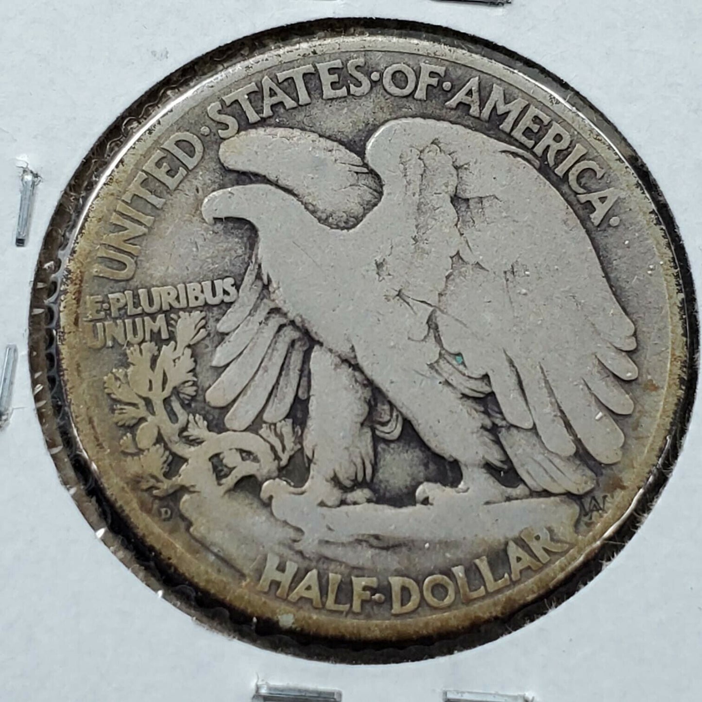 1929 D Walking Liberty Silver Half Dollar Coin Choice Good Circulated