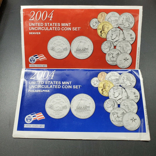 2004 US Mint Uncirculated Set OGP COA RobinsonsCoinTown Combined Ship Discounts