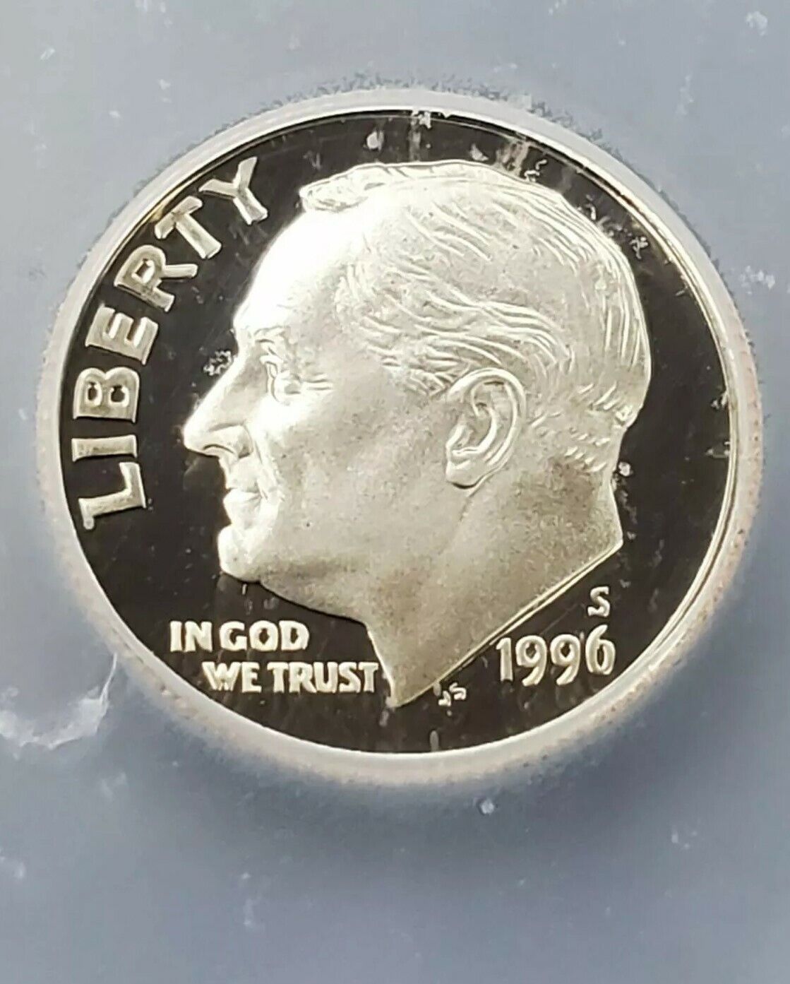 1994 S Roosevelt Proof Clad Dime Coin Retro ICG PR70 DCAM Deep Cameo Old Slab