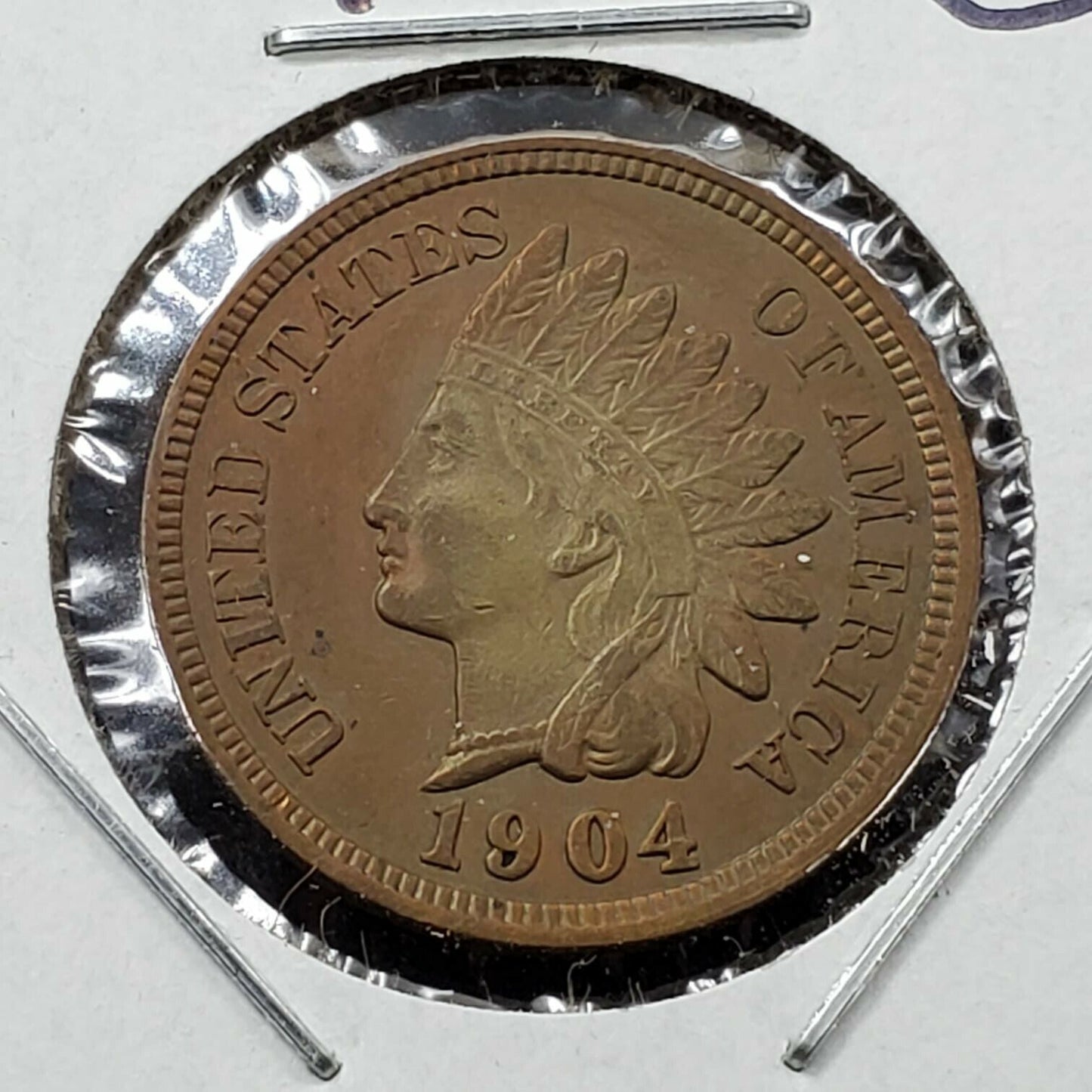 1904 Indian Head Cent Coin Penny Choice AU ABOUT UNC Brown
