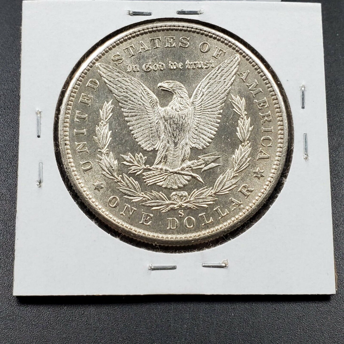 1880 S Morgan Silver Eagle Dollar Coin Nice Average Uncirculated San Francisco