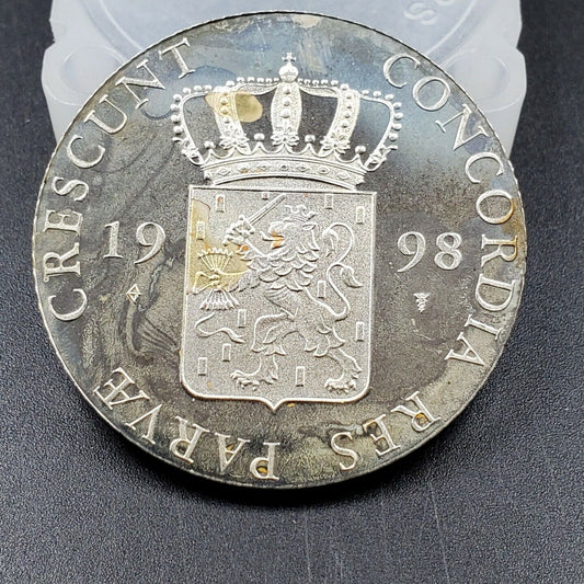 Netherlands 1998 Knight Ducat Silver Coin Coin Gem Proof Utrecht Mint Concordia