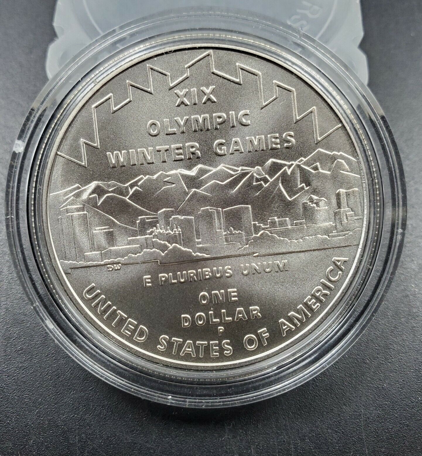 Salt Lake City Olympic Games Commemorative 2002 P 90% Silver Dollar BU UNC $1