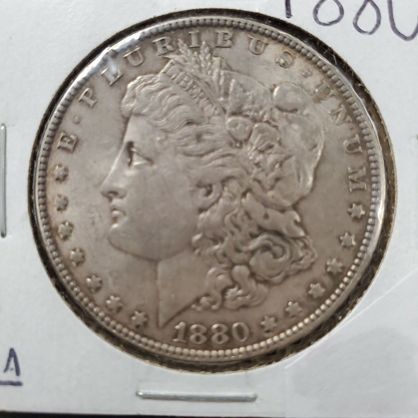 1880 P Morgan Silver Dollar Coin CHOICE XF / AU ORIGINAL Circulated Nice Coin