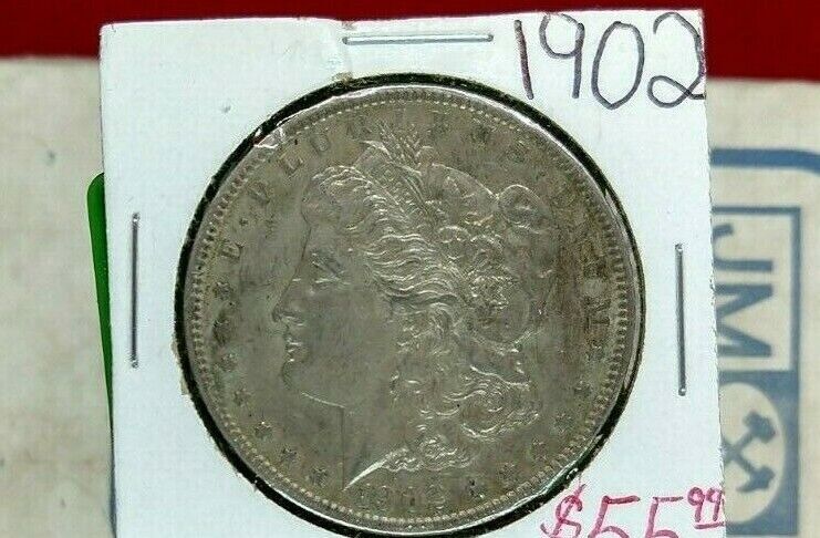 1902 P Morgan Silver Eagle Dollar Coin Choice XF EF Extra Fine Circulated NICE