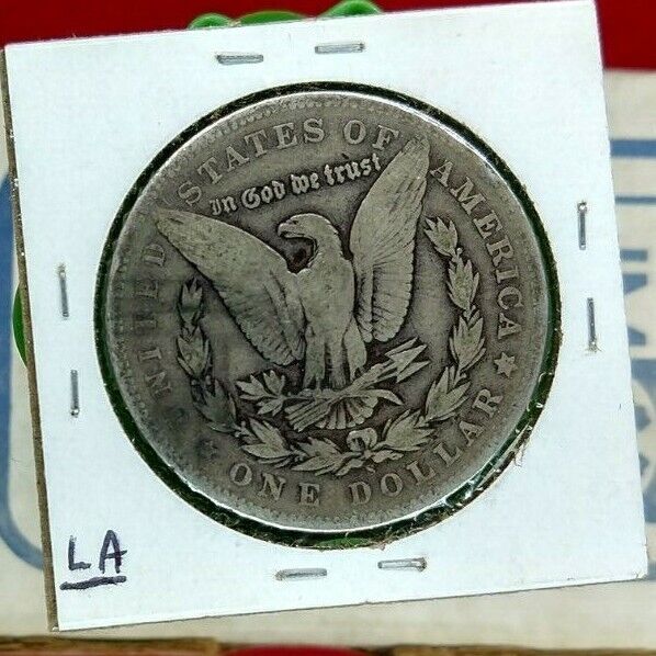 1904 S Morgan Silver Eagle Dollar Coin Choice AG / Good Circulated