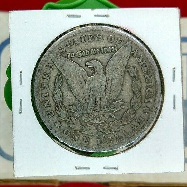 1904 S Morgan Silver Eagle Dollar Coin Average VG Very Good Circulated