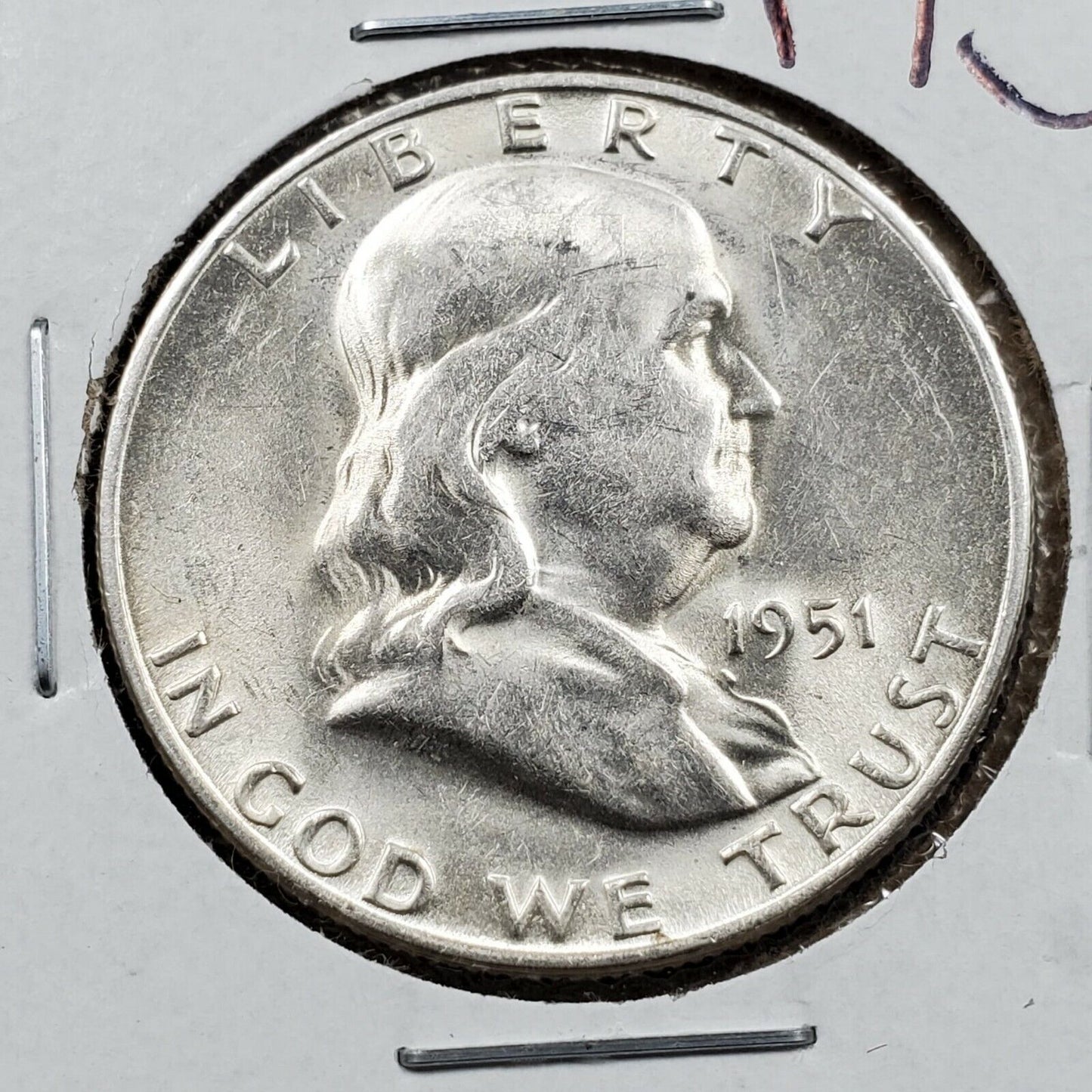1951 S Franklin Silver Half Dollar Coin Choice BU Uncirculated San Francisco
