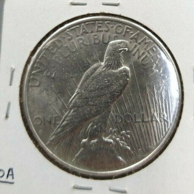 1926 S Peace 90% Silver Eagle Dollar Coin Average AU About UNC