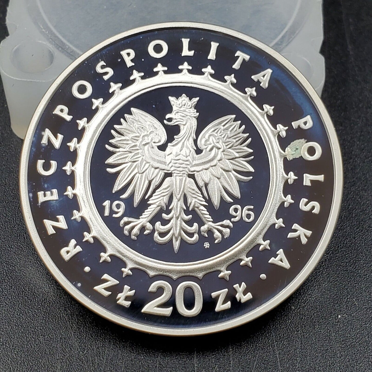 1996 Poland 20 Zlotych Gem Proof Silver Coin Lidzibark Warminski Castle 20k mint
