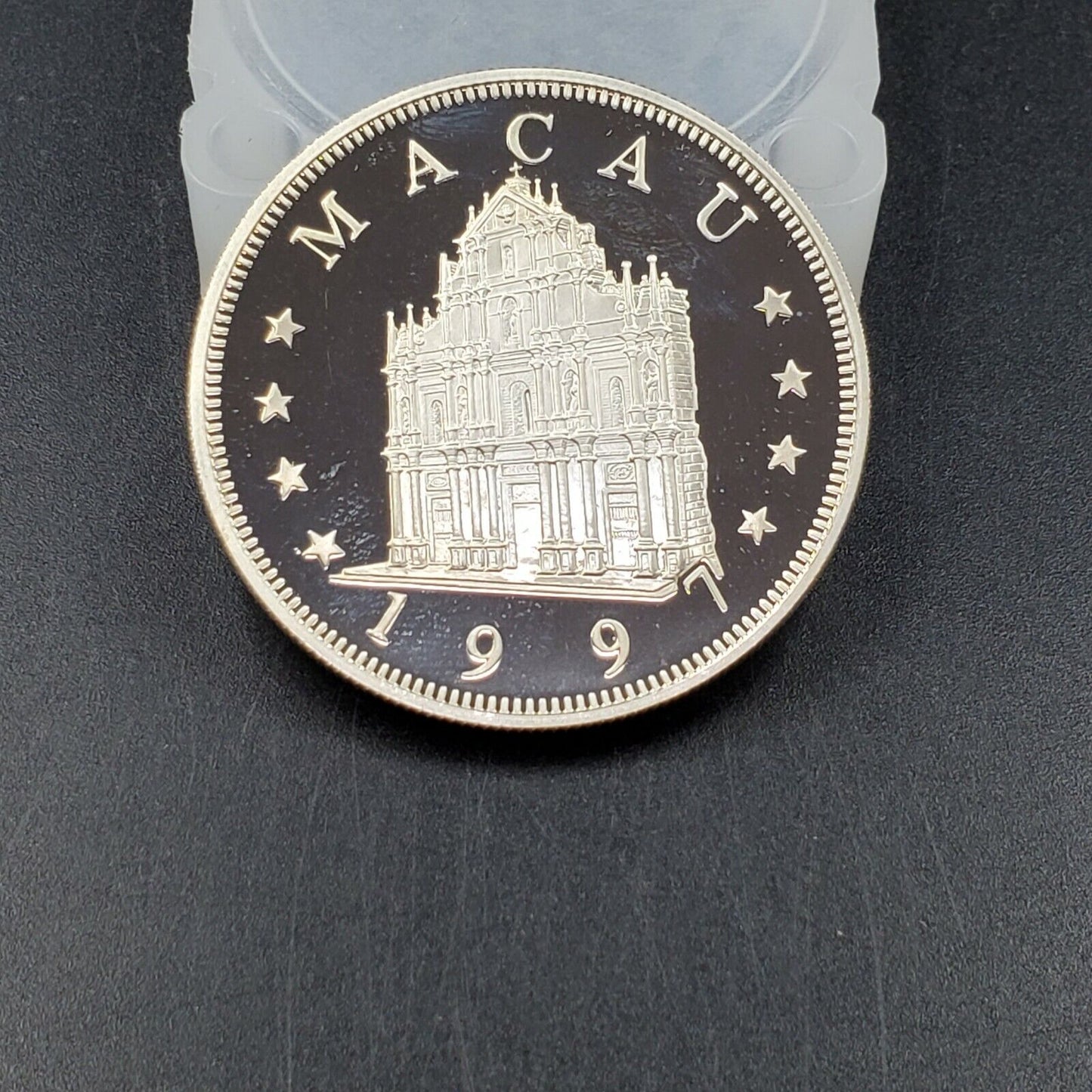 MACAU 1997 Silver 100 Patacas Year of the Ox Gem Proof 4k Mintage British Royal