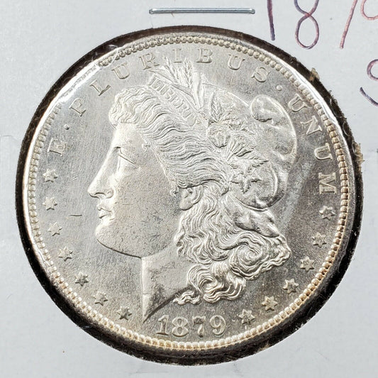 1879 S Morgan Silver Eagle Dollar Coin BU Uncirculated San Francisco