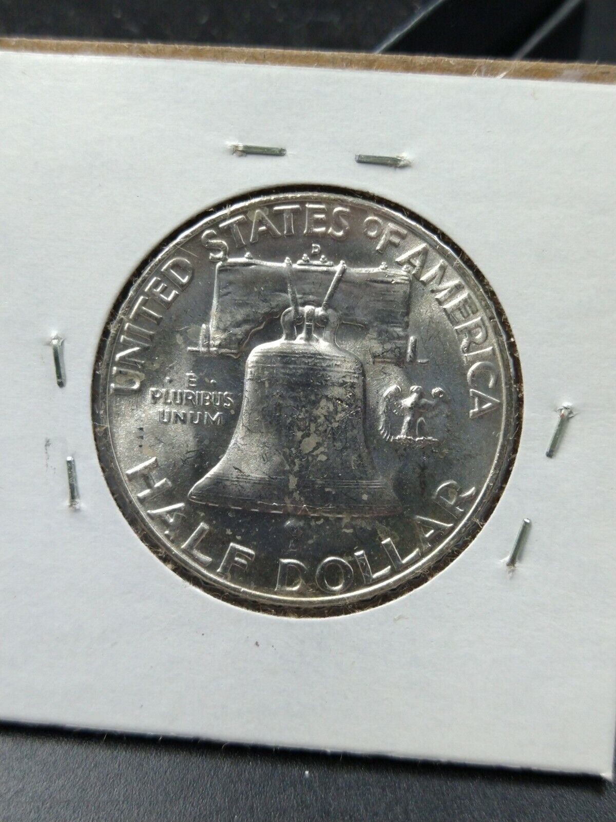1959 D Franklin Silver 90% Half Dollar Coin AVG / Choice BU Uncirculated