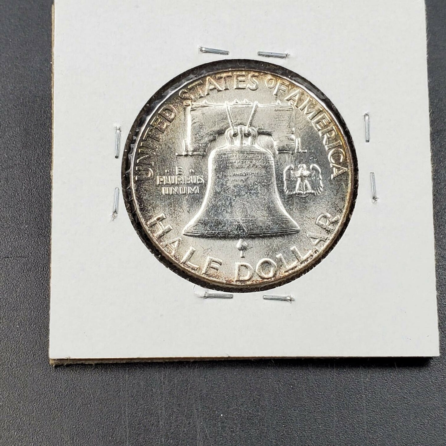 1954 P Franklin Silver 90% Half Dollar Coin CH BU UNC Bugs Bunny FS-401 Variety