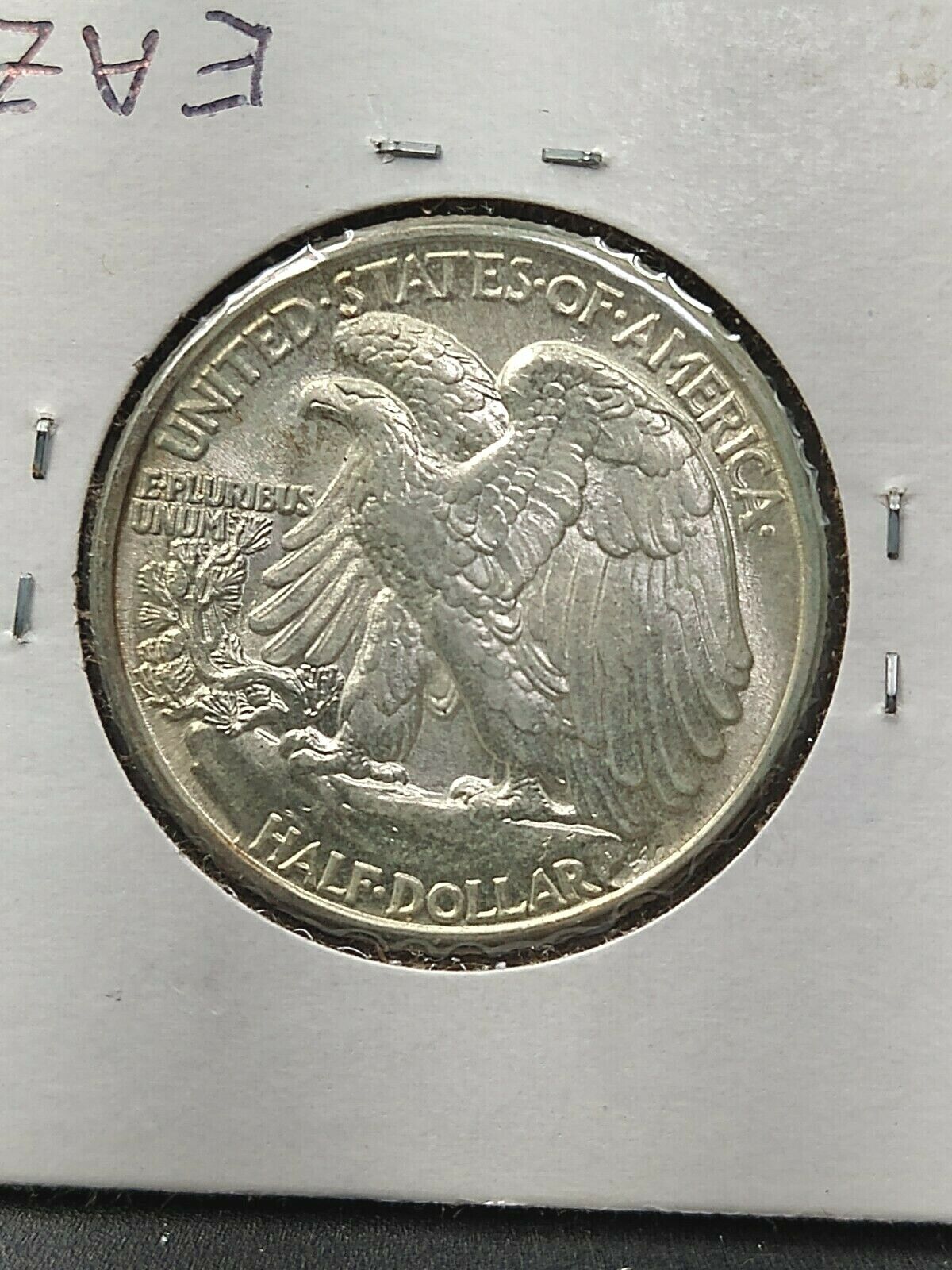 1942 Walking WW2 Liberty Silver Eagle Half Dollar Coin AVG BU UNC Some Toning