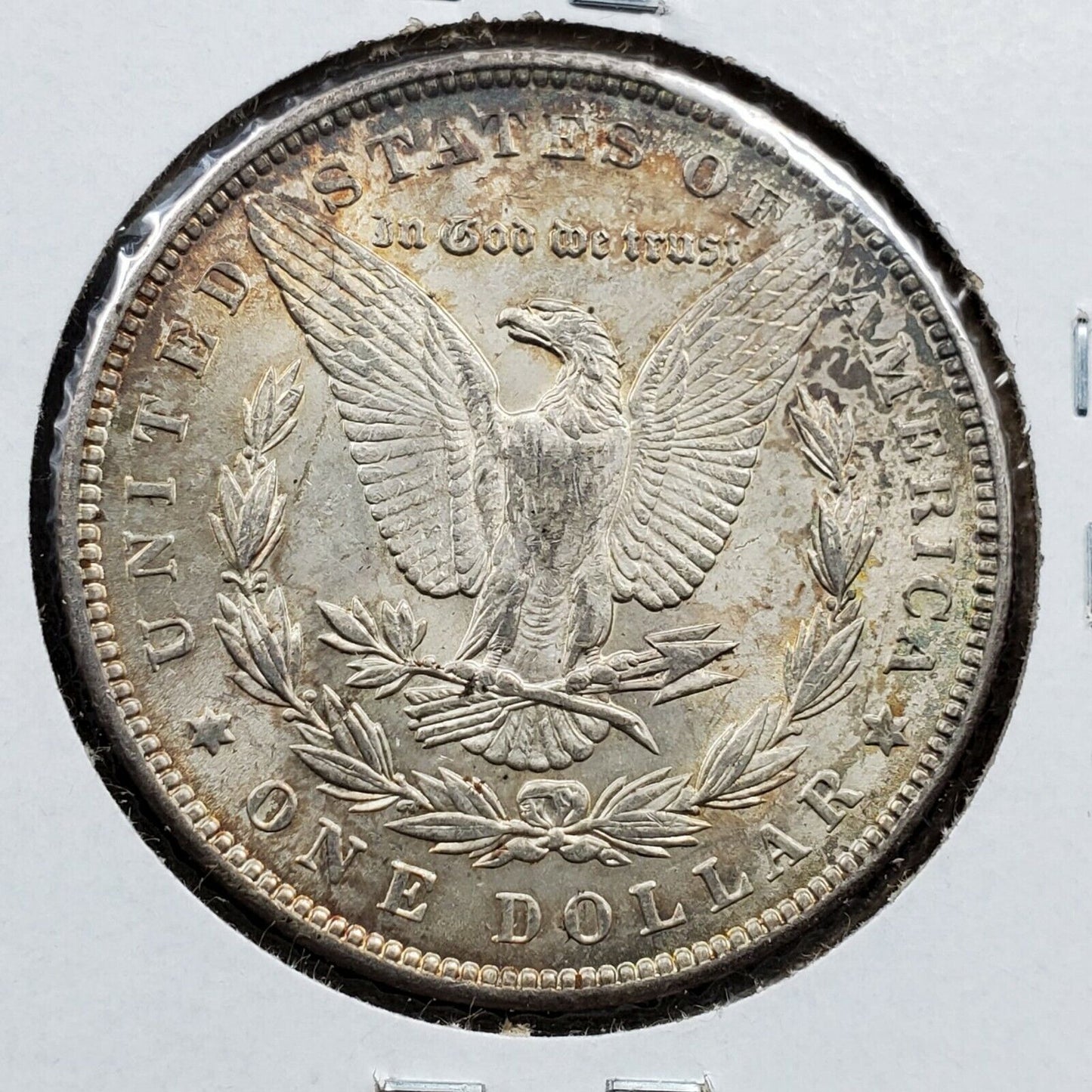1890 P $1 Morgan Silver Eagle Dollar Coin Choice / GEM BU NEAT TONING TONER
