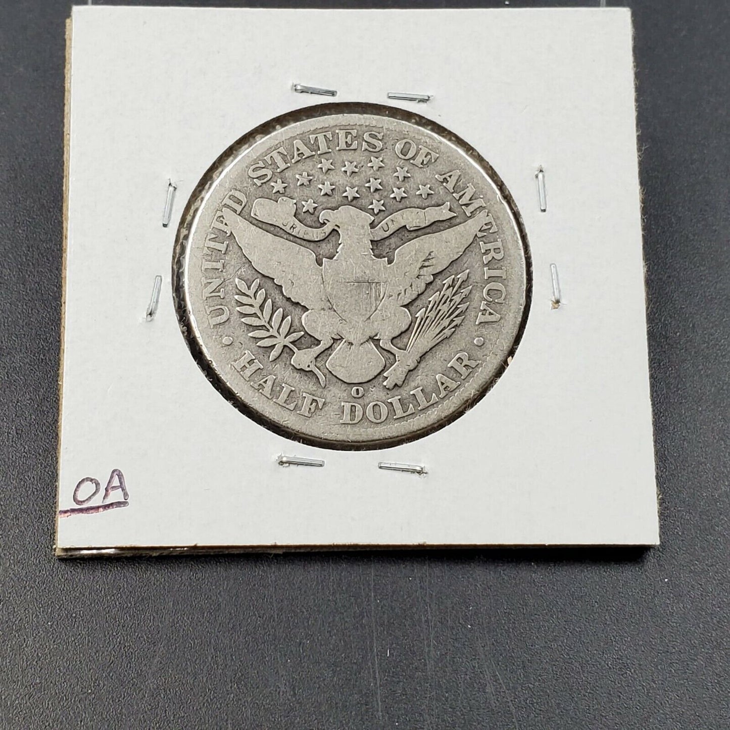 1903 O Barber Silver Eagle Half Dollar Coin AVG Good Circulated