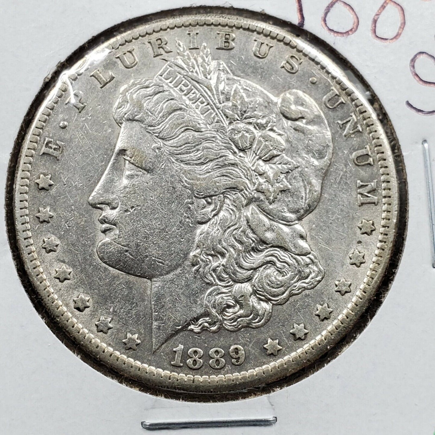 1889 S $1 Morgan Silver Eagle Dollar Coin CHOICE AU About UNC SAN FRANCISCO