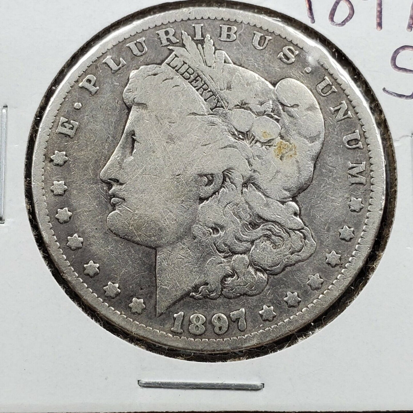 1897 S $1 Morgan Silver Eagle Dollar Coin Choice VG / Fine Circulated