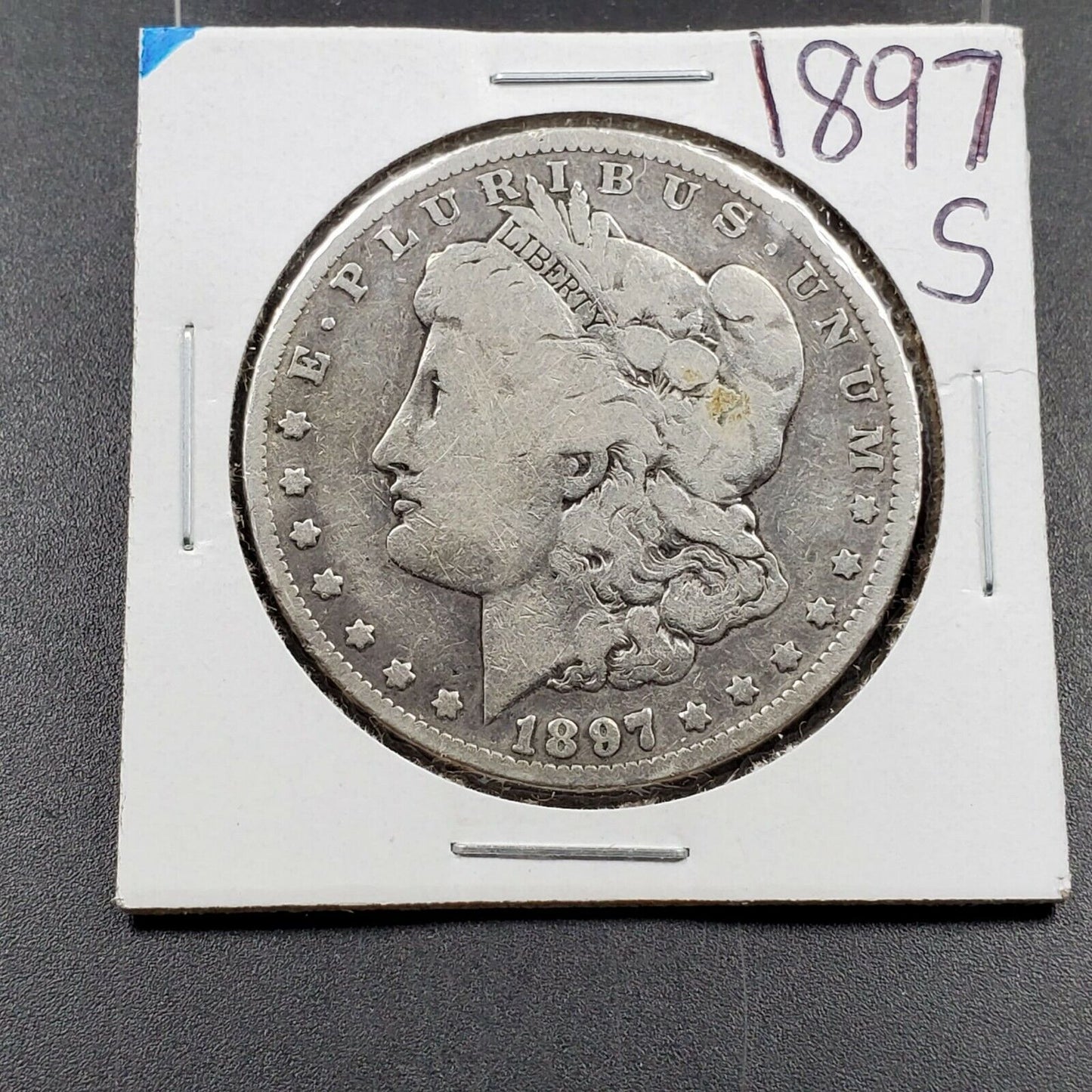 1897 S $1 Morgan Silver Eagle Dollar Coin Choice VG / Fine Circulated